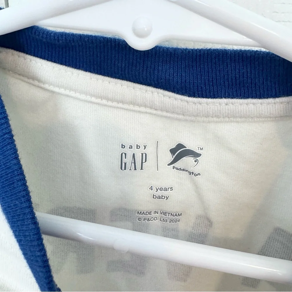 BABY GAP PADDINGTON BEAR Graphic Long Sleeve Tee 4T